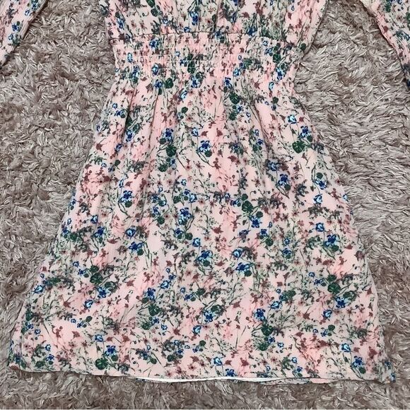 Princess by Vera Wang Pink Coquette Floral Long Sleeve Dress Size XS - Picture 12 of 12